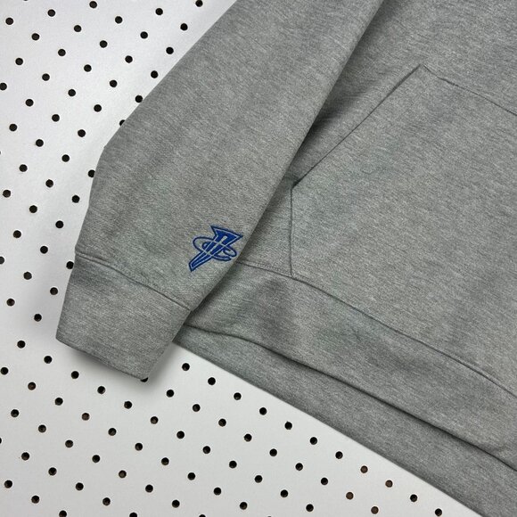Nike 1 Cent Memphis Tigers Hoodie Large Gray PE Penny Hardaway Basketball Swoosh - Picture 2 of 6